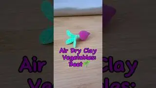 🫜 Soft Clay Beet &ndash; Easy Miniature Vegetable Craft for Beginners
