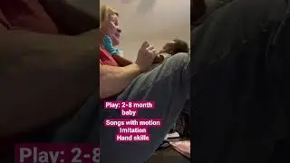 Play: 2-8 month baby songs imitation clapping hand skills occupational therapy subscribe