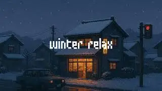 Lofi Winter in Japan ❄️ 3AM Pixel Vibes | Cozy Snowy Night Ambience