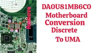 HP DA0U81MB6C0 Motherboard Conversion Discrete To UMA