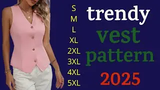 How to Make a Stylish Waistcoat | Vintage Button-Up Vest DIY Guide
