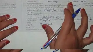 How to fill challan in bank to transfer money|cheque deposit form|cash deposit form #trending #trend