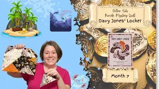 Cottons Cuts Under the Sea Puzzle Mystery Quilt - Large Davy Jones' Locker  Month 7- By Sew Majestic