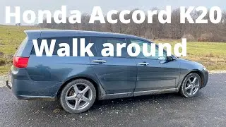 214,381 miles Honda Accord Wagon K20//CM1//Acura TSX Walk Around 4K