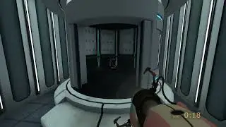 Portal | Chamber 18 Least Time In 19 Seconds with an Edge Shot