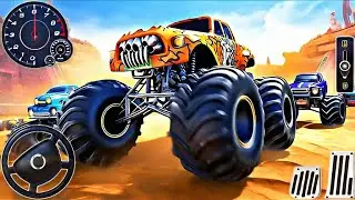 US Monster Truck Driving 3D - Impossible Car Mega Stunts Ramp Simulator - Android GamePlay #2