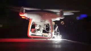 SARbox with eagle eye LED lights and servo controll on DJI Phantom 4