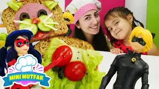 Mini Mutfak - Soğuk sandvi&ccedil; ve k&uuml;lahta meyve salatası yapalım! &Ouml;zel b&ouml;l&uuml;mleri izle!