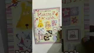 Usborne art ideas card making activity books #usbornebooks #activity