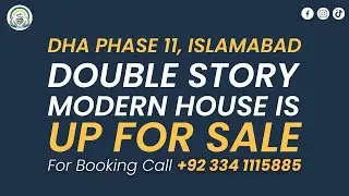 Double Story Modern House is up for sale in sector A | DHA Phase II | Islamabad