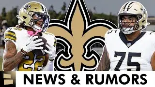 New Orleans Saints Injury News & Rumors Ft. Rashid Shaheed, Taliese Fuaga, JuJu Smith-Schuster