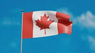Canada Flag Animation | Blender 3D
