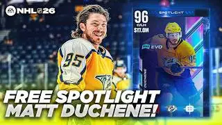FREE 96 OVERALL MATT DUCHENE | NHL 26 HUT LATEST CONTENT!