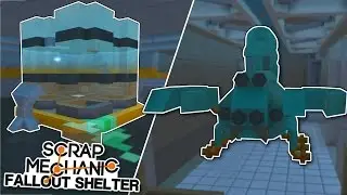 Abandoned Lab & Giant Radscorpion! - Scrap Mechanic Fallout Shelter Project [Ep.13]