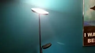 Review of Floor Lamp, Floor Lamps for Living Room, 30W Torchiere Standing Lamp with Reading Lamp