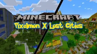 Pixelmon Mod + Lost Cities Mod - Minecraft 1.20.1 (Mods Showcase)
