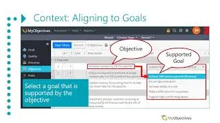 MyObjectives: Aligning Objectives to Goals & Assigning Roles