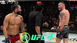 UFC 4 (PS5) GAMEPLAY COLBY COVINGTON VS JORGE MASVIDAL UFC 272 MARCH 5 2022 1080P60 4K HD