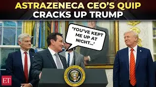 &lsquo;You&rsquo;ve kept me up at night...&rsquo;: AstraZeneca CEO&rsquo;s quip amuses President Trump