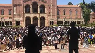 UCLA Silent Protest Against Police Violence