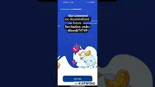 Register Ice Mining Update 2023 #Ice network#Ice #mining App ⛏️⛏️⛏️# referral code= dinesh74749