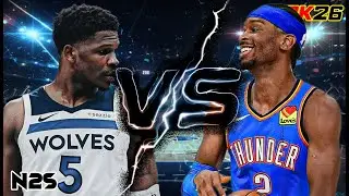 Wolves vs Thunder Full Game - Realistic 4K | NBA 2K26