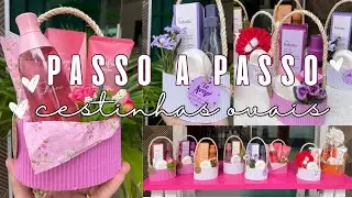 CESTINHA ARTESANAL - COM MOLDE E PASSO A PASSO