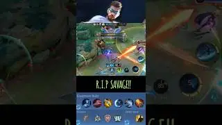 RIP Savage!! Bruno with Insane Critical Damage Build!! #mlbb