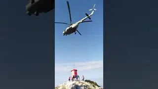 Letačka posada HRZ-a prevezla planinarsko skloni&scaron;te na najvi&scaron;i hrvatski vrh