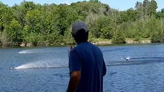 Battle of The Mini boats!!!! Feilun FT012 and WLToys F-1