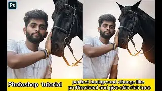 horse poster photo editing tutorial in photoshop cc | Feat edition |