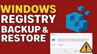 Советы по работе с реестром Windows | Резервное копирование перед редактированием | Способ резерв...