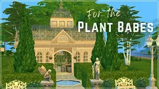 Converted Tiny Greenhouse for a Plant Sim 🌱 | The Sims 4 Speed Build no cc