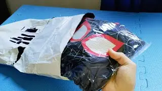 Miles Morales Costume Spider-Man Into The Spiderverse (Cosplay Unboxing)