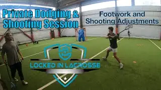 Two Versatile Players Shooting with Both Hands | Private Shooting Session | Locked in Lacrosse |