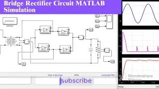 MATLAB Design and Simulation of Bridge Rectifier Circuit | MATLAB for Electrical Engineers