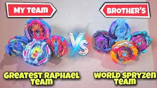 greatest raphael team vs world spryzen team beyblade fight | who wins ?