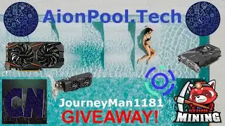 GPU GIVEAWAY Live Stream! AionPool.Tech 1 Year Anniversary!