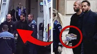 Andrew Tate Entering into Court With Holy Quran in his hand