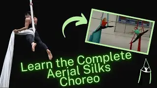 Billie Eilish and Simone Midby Aerial Silks Choreography Tutorial