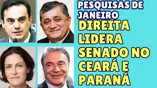 DIREITA LIDERA SENADO NO PARAN&Aacute; E CEAR&Aacute; NAS ELEI&Ccedil;&Otilde;ES DE 2026