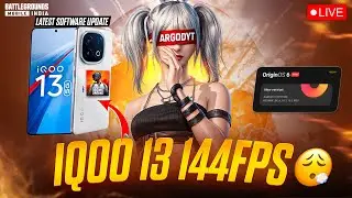iQOO 13 BGMI CONQUER PUSH 🔥 | PERFORMANCE TEST WITH LATEST SOFTWARE UPDATE 🚀