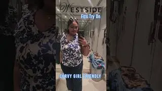 Westside Try-On Haul | Realistic Trial Room Looks! #tryon #ytshorts #shorts #plussize #fashion