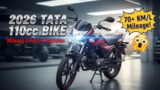 💥 Tata 110 Black Edition 2026 सिर्फ 60 हज़ार में! इतनी स्टाइलिश बाइक कभी नहीं देखी होगी!