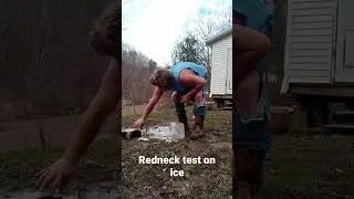 #ice #test #fail #kentucky #metal #winter #outdoors #busted