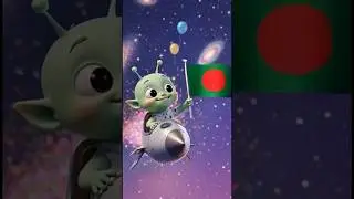 Baby Alien Exploring the Moon 🌙🚀#shorts
