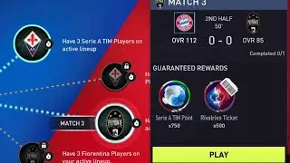 Daily Match 3 Juventus VS Bayer Munchen Game Fifa Mobile 2022 Edition Legue Italy #champion #eropa