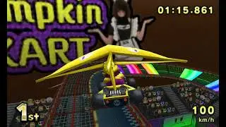 Pumpkin Stadium by FemboyPumpkin - Mario Kart 7: Custom Track [1440p 60fps]