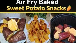 Air Fryer Sweet Potato Chaat | Easy Baked & Healthy Snack by Zainab Siddiqui Cooking
