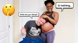 Bumping Him With My PREGNANT BELLY to See How He Reacts!!